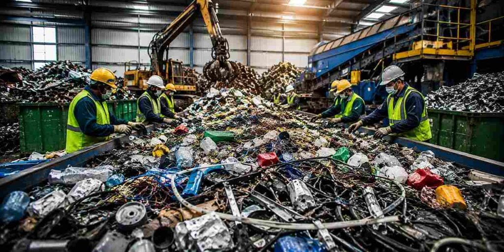 Failing to Separate Different Types of Scrap Materials
