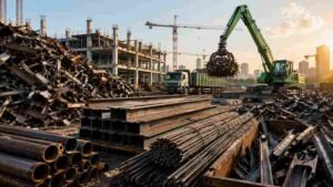 Iron and Steel Scrap Recycling for Sustainable Construction