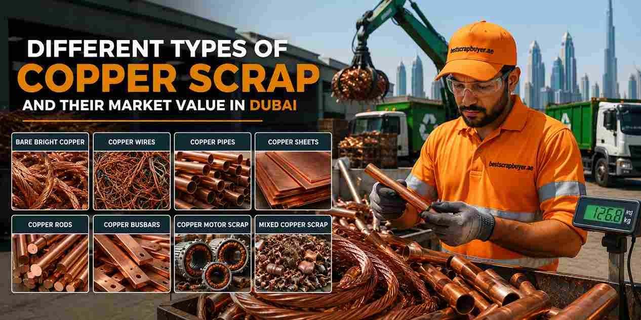 Different Types of Copper Scrap and Their Market Value in Dubai
