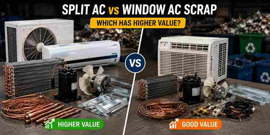 Split AC vs Window AC Scrap | Which Has Higher Value