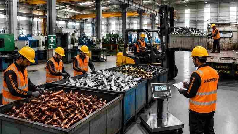 Factory Scrap Recycling Process