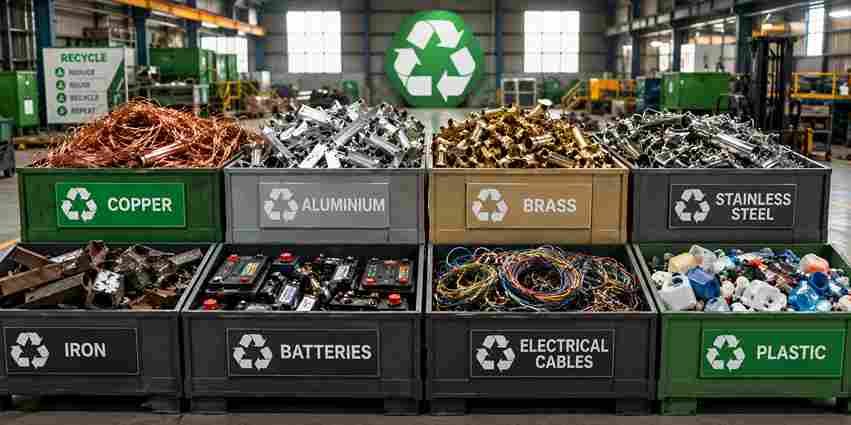Sort Scrap by Material Type